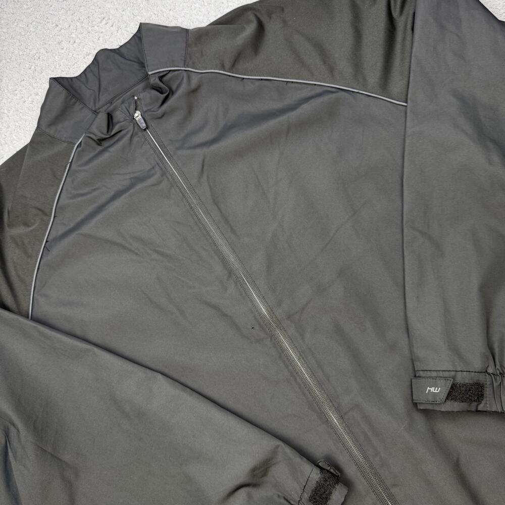 Sun Mountain Headwind Jacket Mens 2XL Black Wind Wear Lightweight Golf Full Zip
